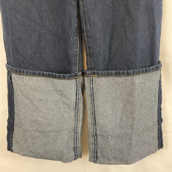 BlankNYC High Cuffed Jeans 24 Blue Dark Wash New NWT - Picture 4 of 12